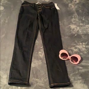 Dark Blue Denim Jeans